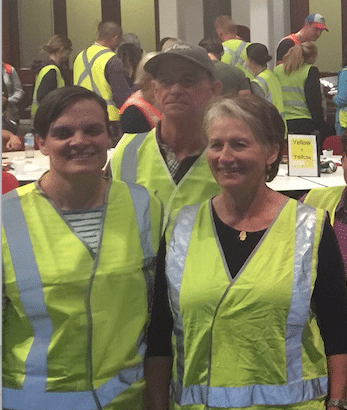 Katherine McKernan, Dave fron StreetCare and Deputy Lord Mayor, Kerryn Phelps.