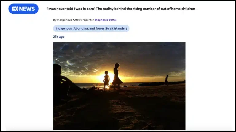 ABC News: ‘I was never told I was in care’: The reality behind the rising number of out-of-home children