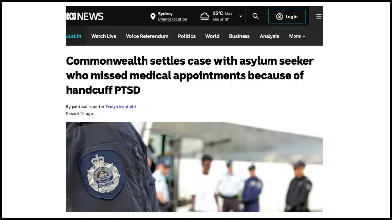 Justice and Equity Centre - Handcuffing in Immigration Detention