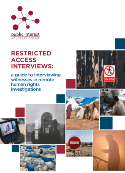 Interview Human Rights Restricted access interviews: a guide to interviewing witnesses in ...