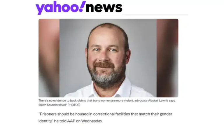 Yahoo News (AAP): Trans jail ban sparks outrage amid inmate safety debate