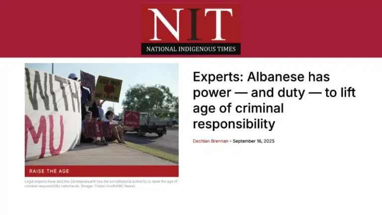 NIT: Experts: Albanese has power — and duty — to lift age of criminal responsibility