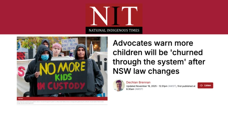 NIT: Advocates warn more children will be ‘churned through the system’ after NSW law changes