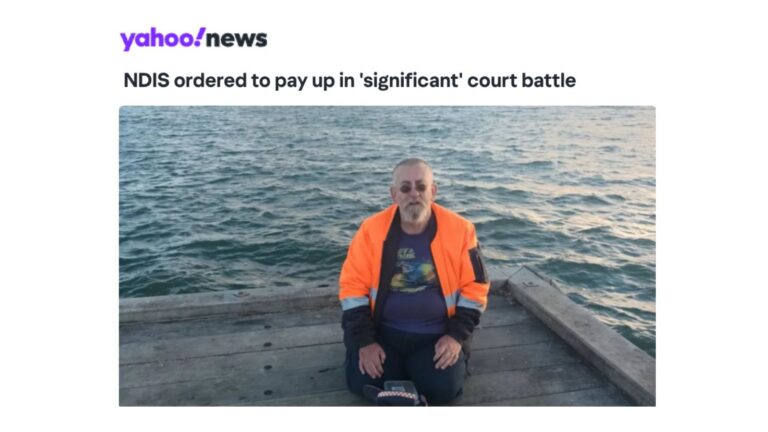 Yahoo News: NDIS ordered to pay up in ‘significant’ court battle