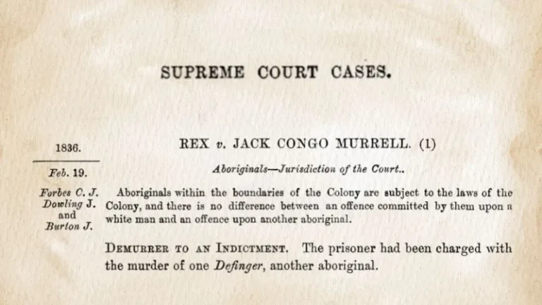 First Nations lives and criminal law in NSW