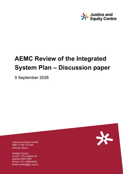 Submission in response to the AEMC’s Review of the ISP Discussion Paper thumbnail